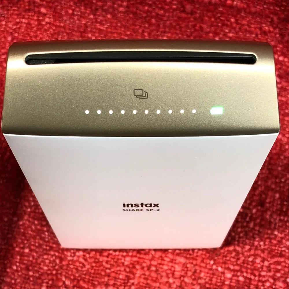 Instax Share SP-2 Printer in Gold with Film Pack
